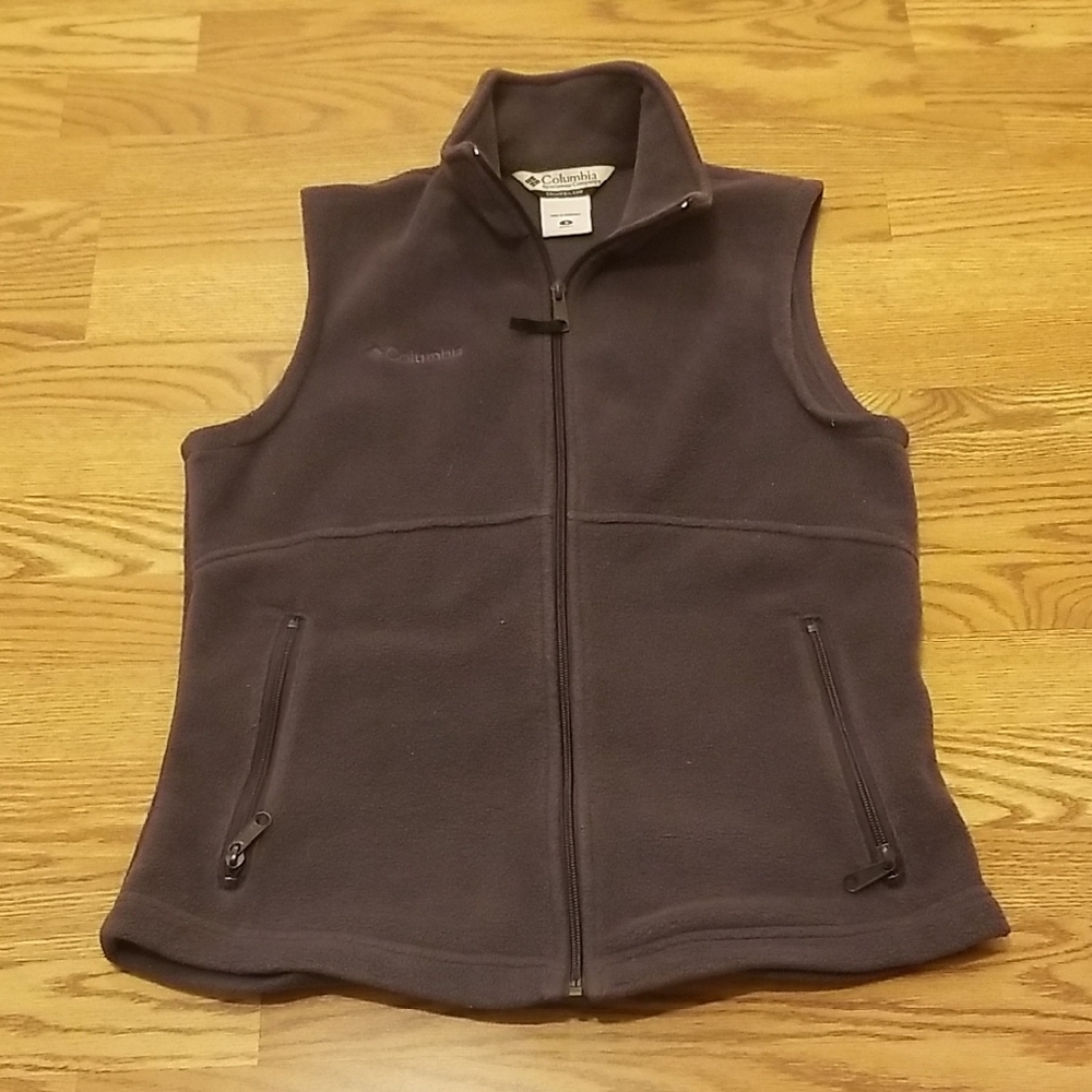 Columbia Dark Purple Fleece Vest